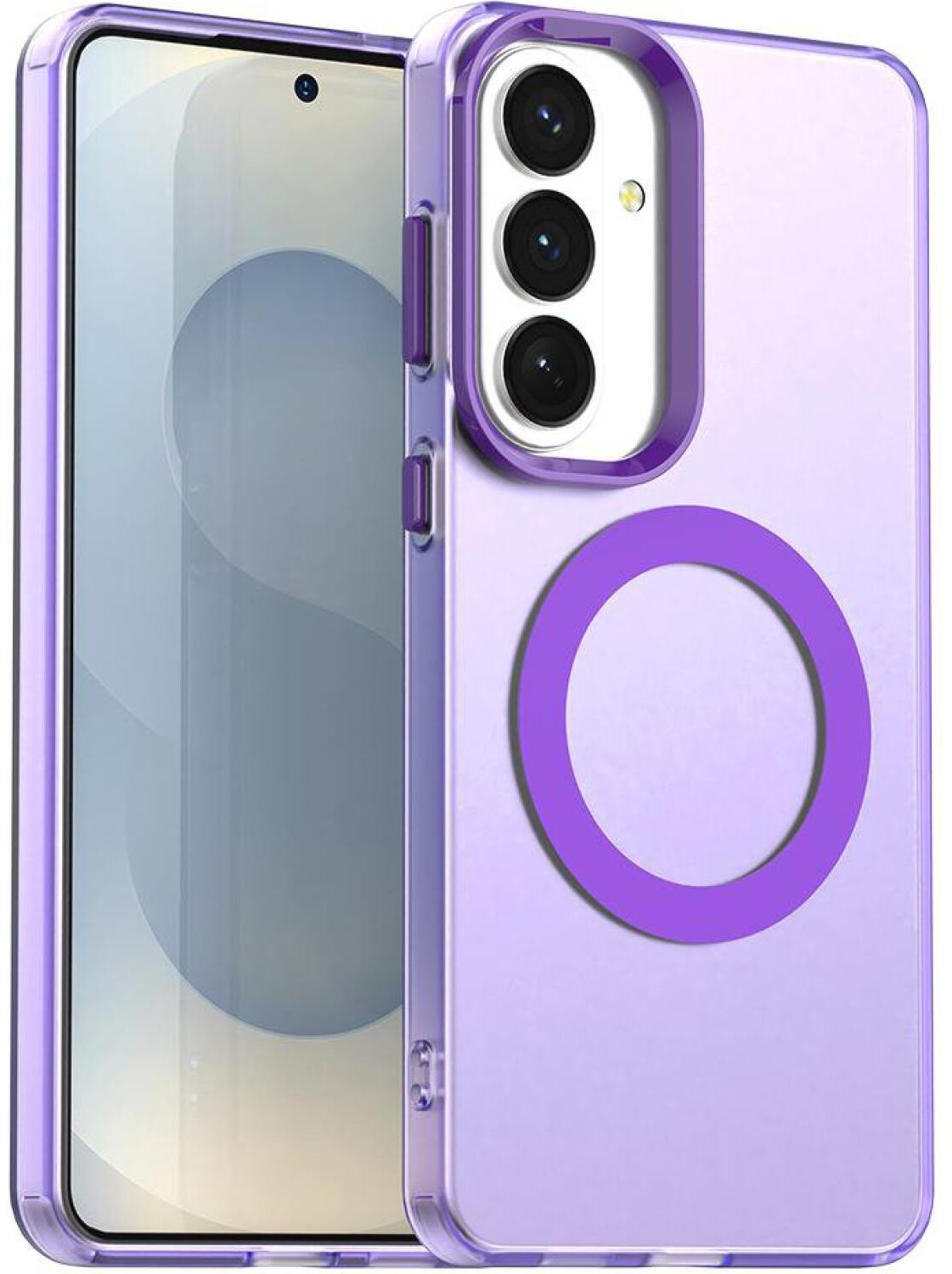 Θήκη Samsung Galaxy S26 Plus Techsuit CandyCase Σκληρή Ημιδιάφανη με MagSafe - Purple (5949419341623)