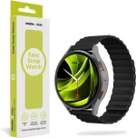 Λουράκι Smartwatch 22mm Mobile Origin Easy Strap Magnetic Universal Μαγνητικό Σιλικόνης - Black (MO-ESM22-BLK)