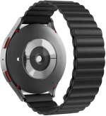 Λουράκι Smartwatch 22mm Mobile Origin Easy Strap Magnetic Universal Μαγνητικό Σιλικόνης - Black (MO-ESM22-BLK)