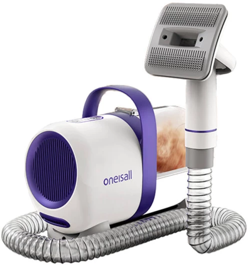 Pet grooming vacuum kit