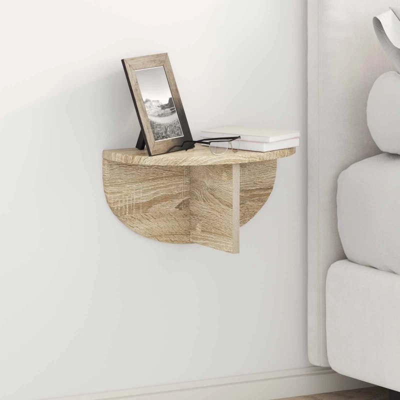 vidaXL Ράφι Τοίχου Δρύς Sonoma 38 x 19 x 19 εκ Επεξεργασμένο ξύλο