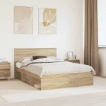 vidaXL Σκελετός Κρεβατιού Σονόμα 160 x 200 cm Επεξεργασμένο ξύλο