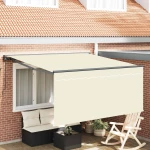 vidaXL Σκηνίτσα Αναδιπλούμενη Κρεμ 350 x 250 εκ