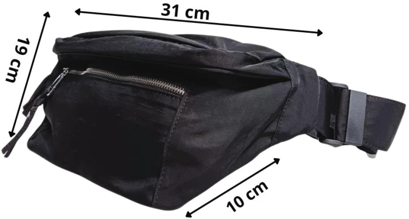 Ανδρική Τσάντα Μέσης 525654-Μαύρο