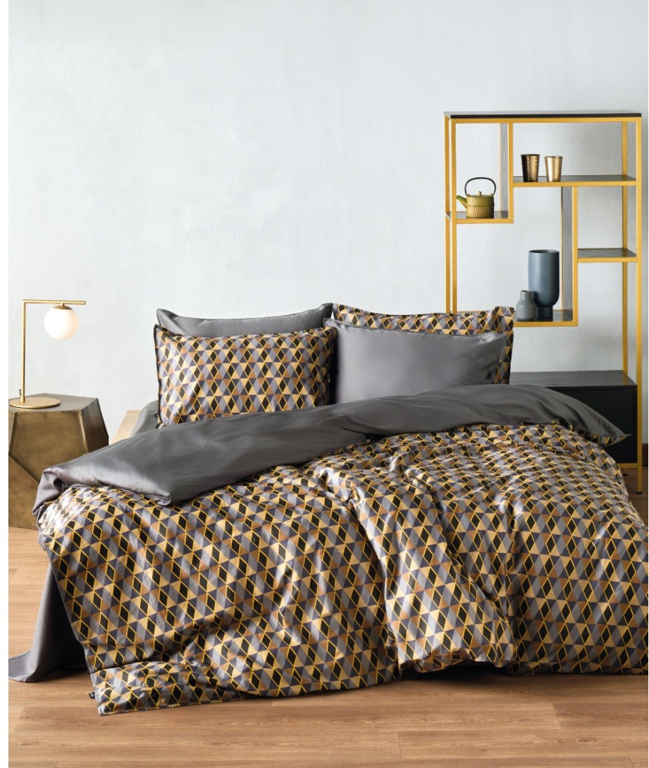 Σετ Παπλωματοθήκη King Size 3 Τεμαχίων Kentia Zahos 04 260x240