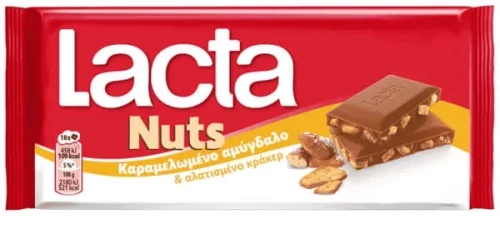 Lacta Σοκολάτα Καραμελωμένο Αμύγδαλο 85gr