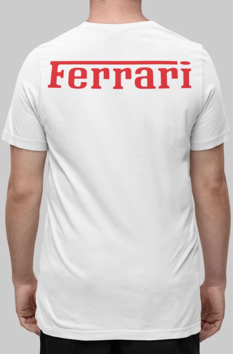 Ferrari Essential T-Shirt - WHITE