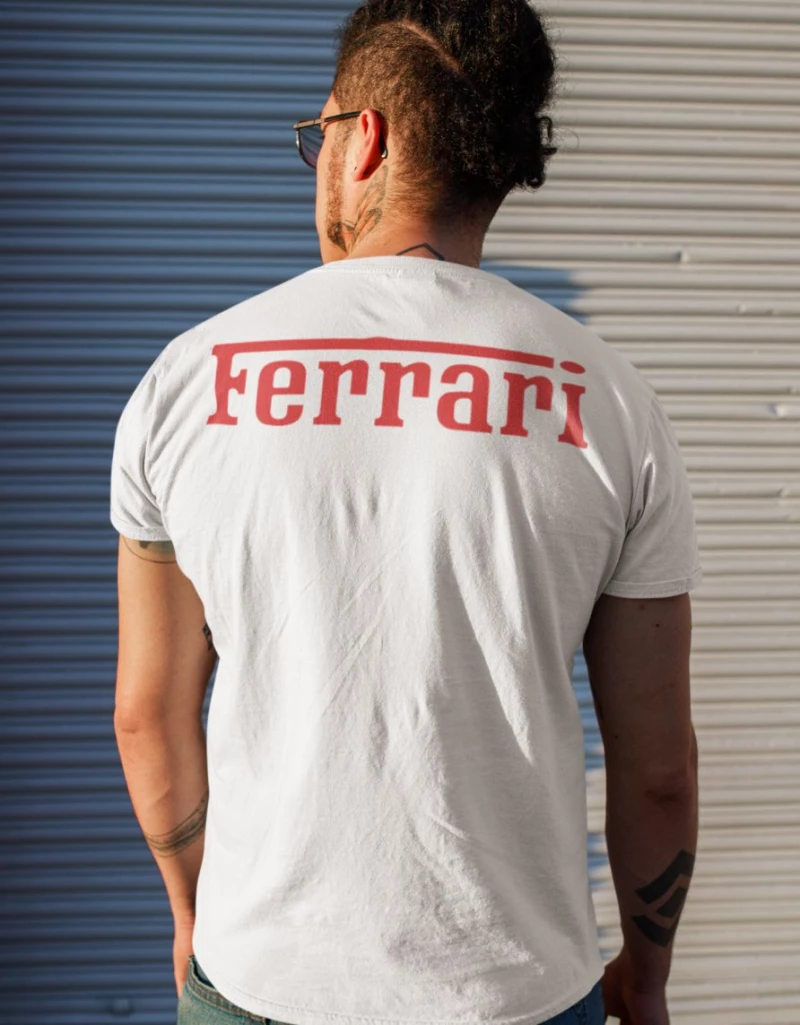 Ferrari Essential T-Shirt - WHITE