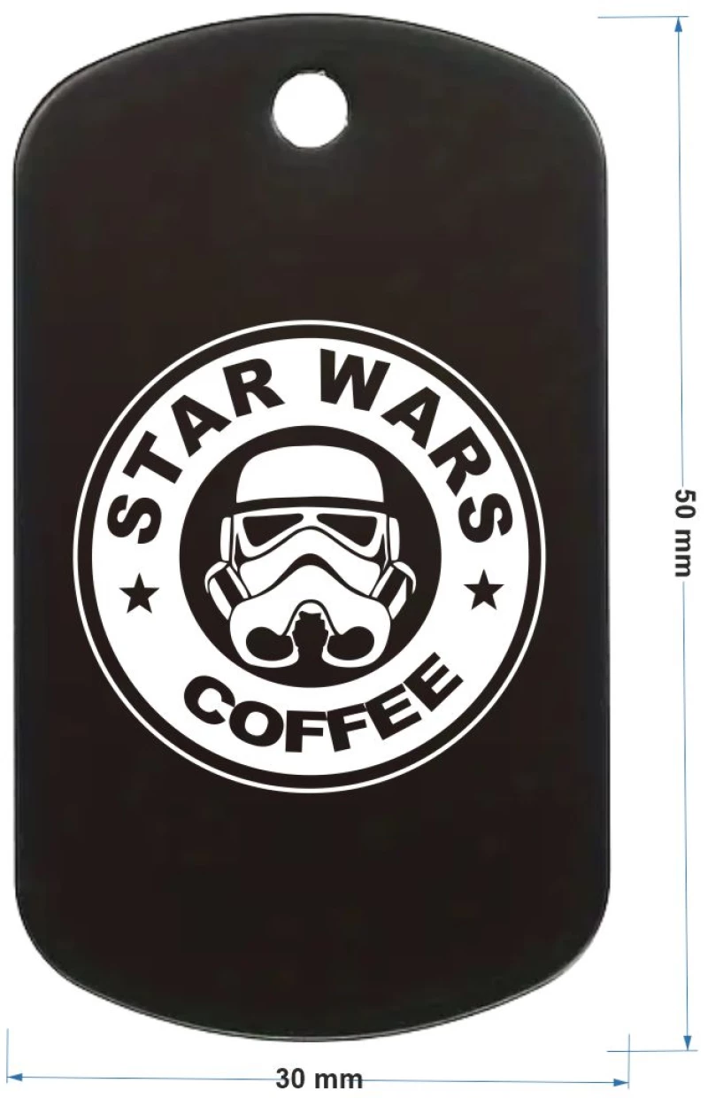 Star Wars Coffee μπρελόκ από ανοδιωμένο αλουμίνιο