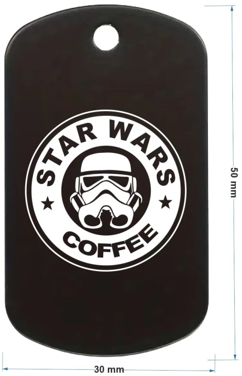 Star Wars Coffee μπρελόκ από ανοδιωμένο αλουμίνιο