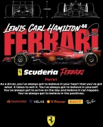 Hamilton x Ferrari Φούτερ - WHITE