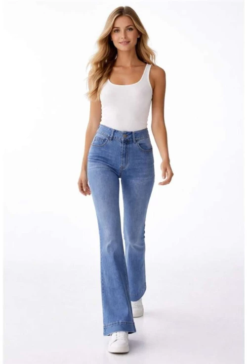 Only 15338622 Ψηλόμεσο Jean Μπλε