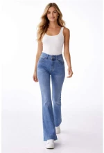 Only 15338622 Ψηλόμεσο Jean Μπλε