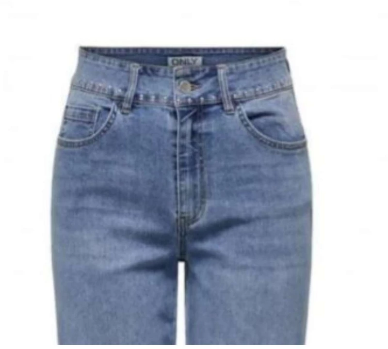 Only 15338622 Ψηλόμεσο Jean Μπλε