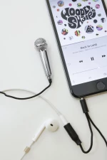 Mini Karaoke Microphone - Silver (US133-EU) / Gadgets