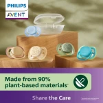 Philips Avent - Ultra soft soother, 18+m, lyserød/orange / Baby and Children