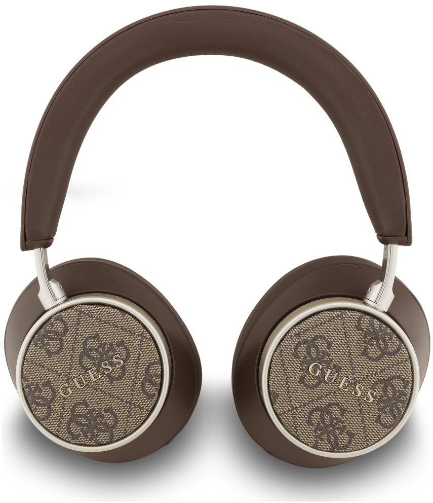 Guess Bluetooth 4G Classic Logo Wireless On-Ear Headphones - Brown