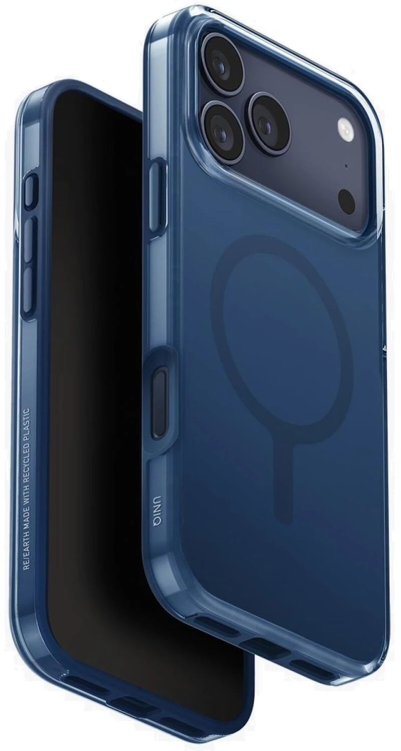 Uniq Clario Magclick Charging Case for iPhone 17 Pro Max - Blue