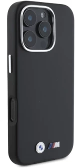 BMW M Smooth Full Wrapped Metal MagSafe case for iPhone 16 Pro - black