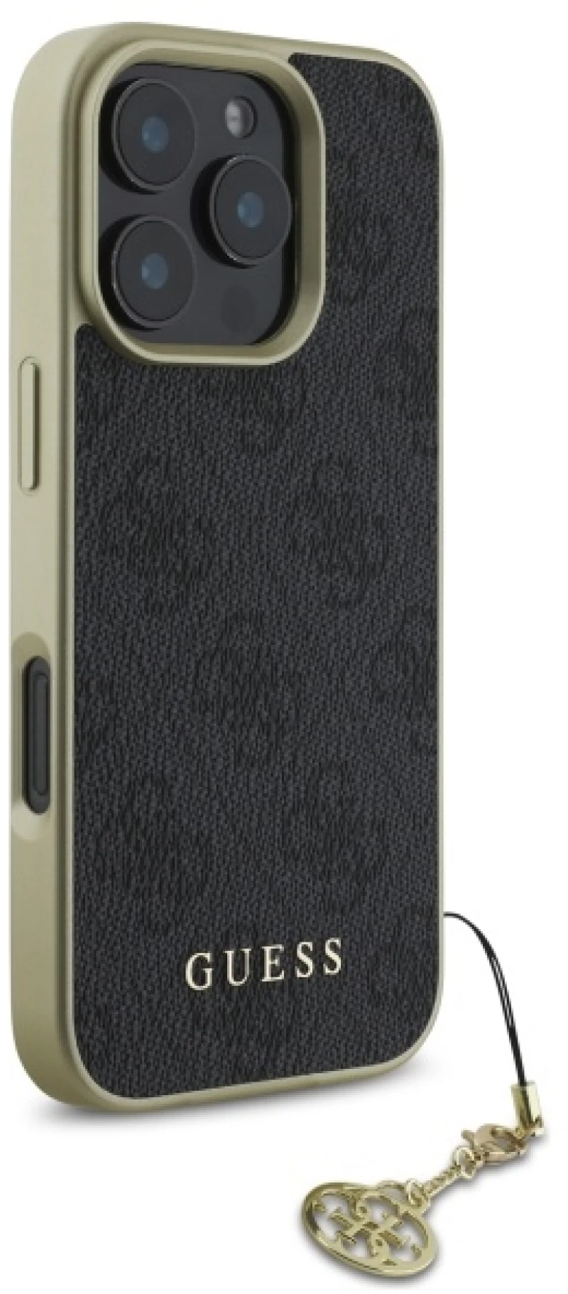 Guess 4G Charms Collection case for iPhone 16 Pro Max - black