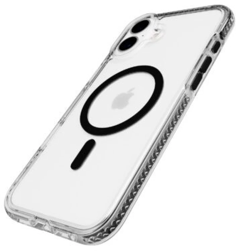 Tech21 - Evo Crystal - Cover - iPhone 16 Plus - MagSafe - Black / Electronics