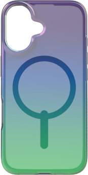 ZAGG Milan Snap Case with MagSafe for iPhone 16 - Green/Purple