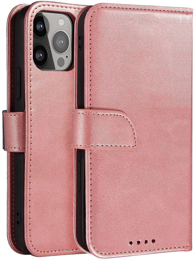 Magnet Case with Flip for Samsung Galaxy S25+ - Pink