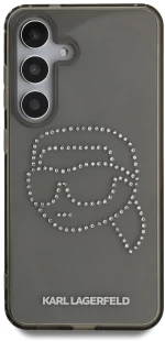 Case Karl Lagerfeld Rhinestones Karl Head Logo Samsung Galaxy S25 black