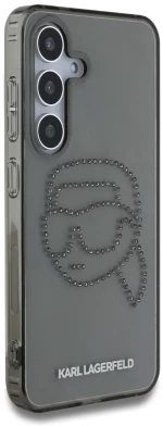 Case Karl Lagerfeld Rhinestones Karl Head Logo Samsung Galaxy S25 black