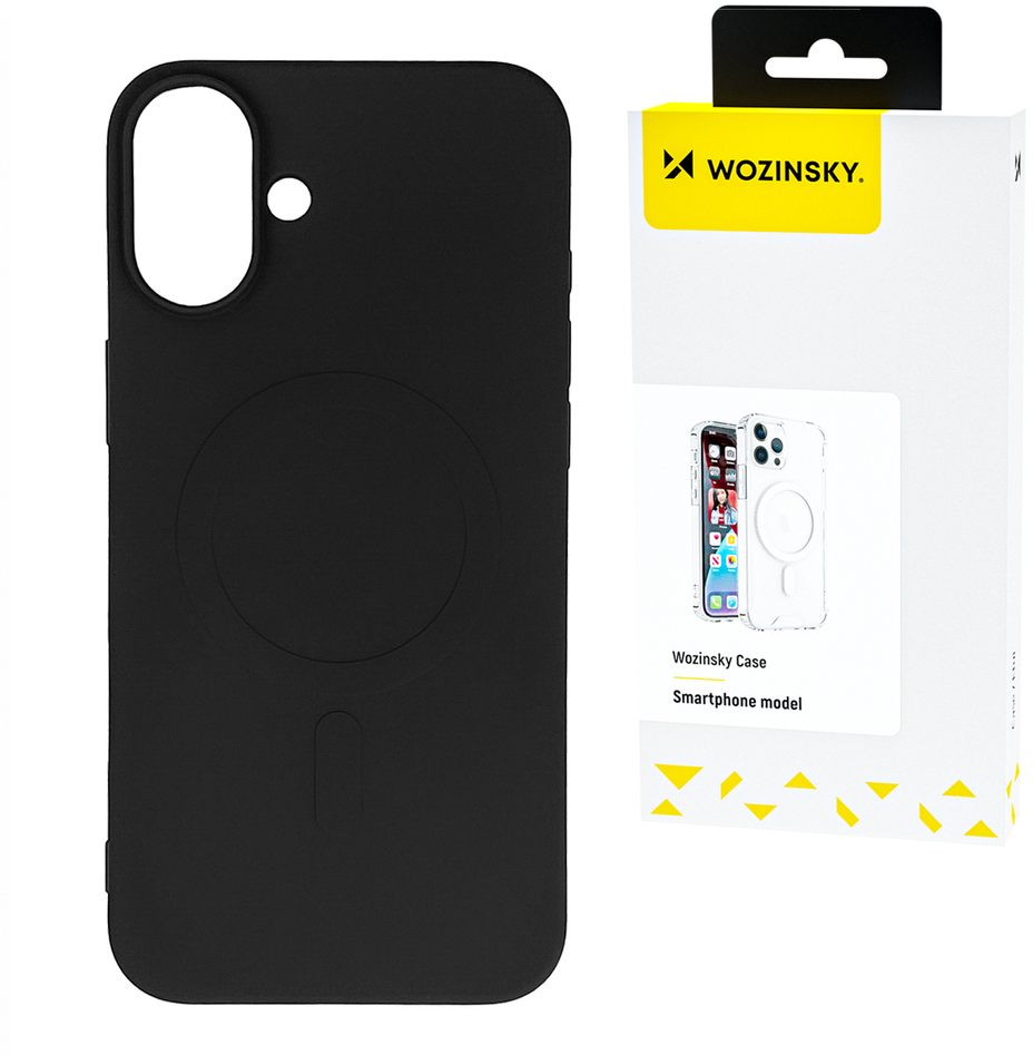 Wozinsky Liquid Silicone Case MagSafe for Samsung Galaxy S24 FE - black