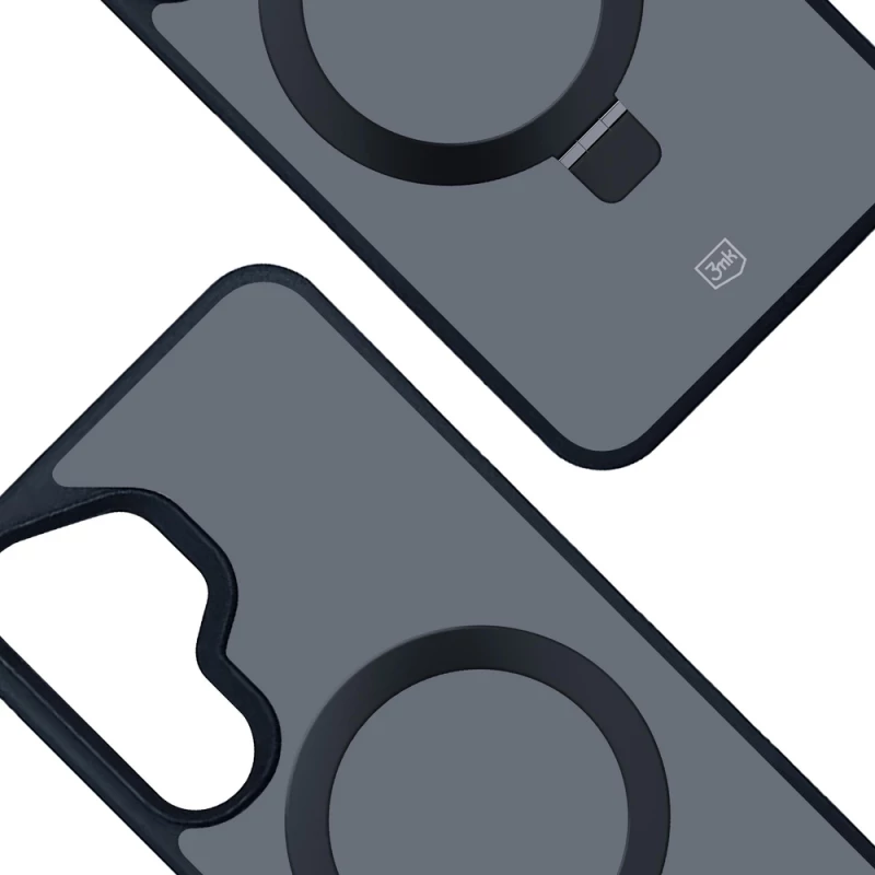 3mk Smoke Case Mag&Stand for Samsung Galaxy S25+ - black