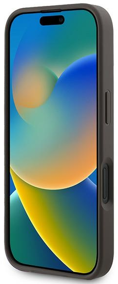 Guess 4G Bottom Stripe Case for iPhone 16 Plus 6.7" - Brown