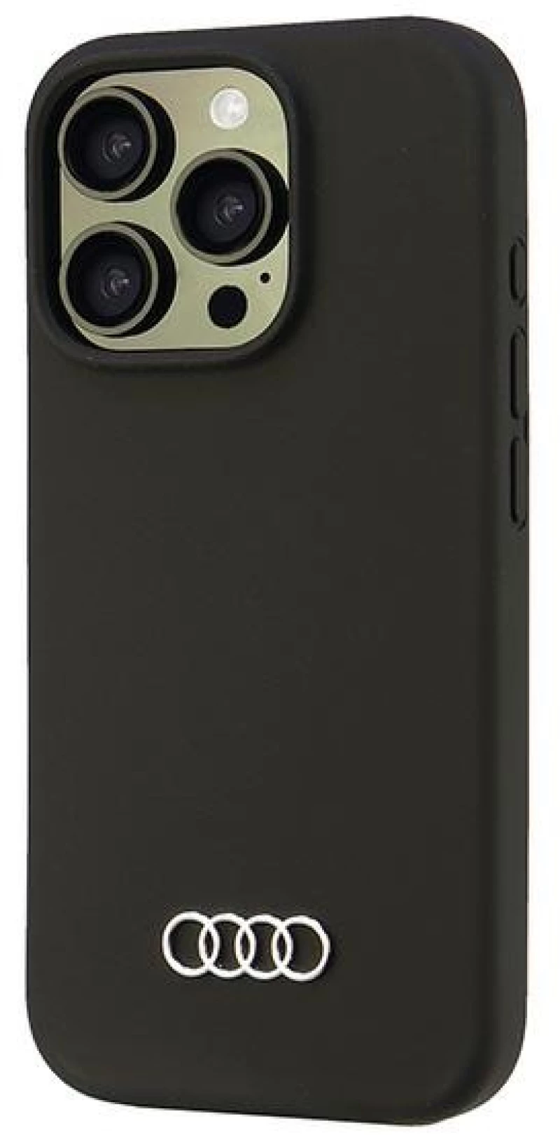 Audi Silicone Case iPhone 16 Pro 6.3" black/black hardcase AU-LSRIP16P-Q3/D1-BK