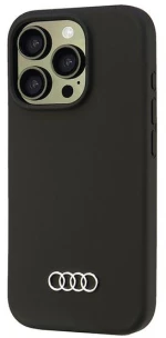 Audi Silicone Case iPhone 16 Pro 6.3" black/black hardcase AU-LSRIP16P-Q3/D1-BK