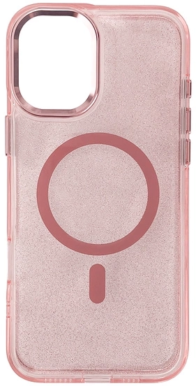 Glitter Case with MagSafe for iPhone 16e - Pink