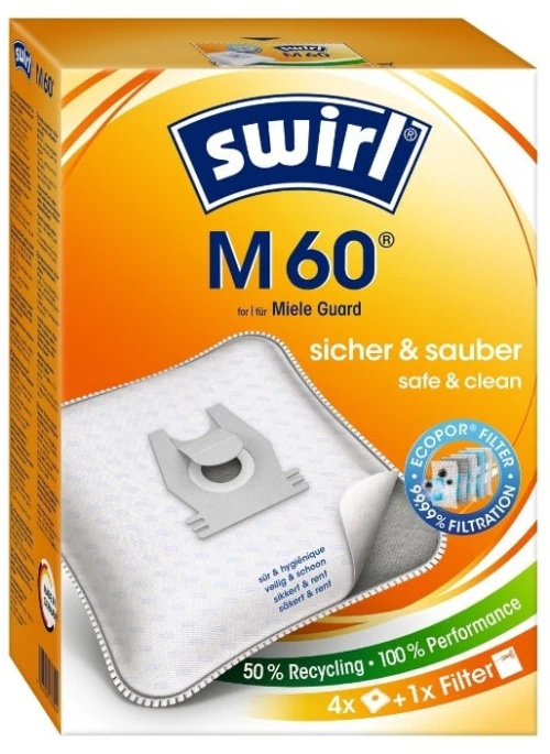 Swirl M60  Σακούλες Σκούπας