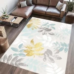 Heinner HR-PRINT200-LFS Αντιολισθητικό Χαλί Ορθογώνιο , LEAFS , 200x300