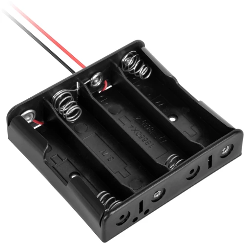 Μπαταριοθήκη για 4x 18650 με καλώδιο (DM-0049-L)