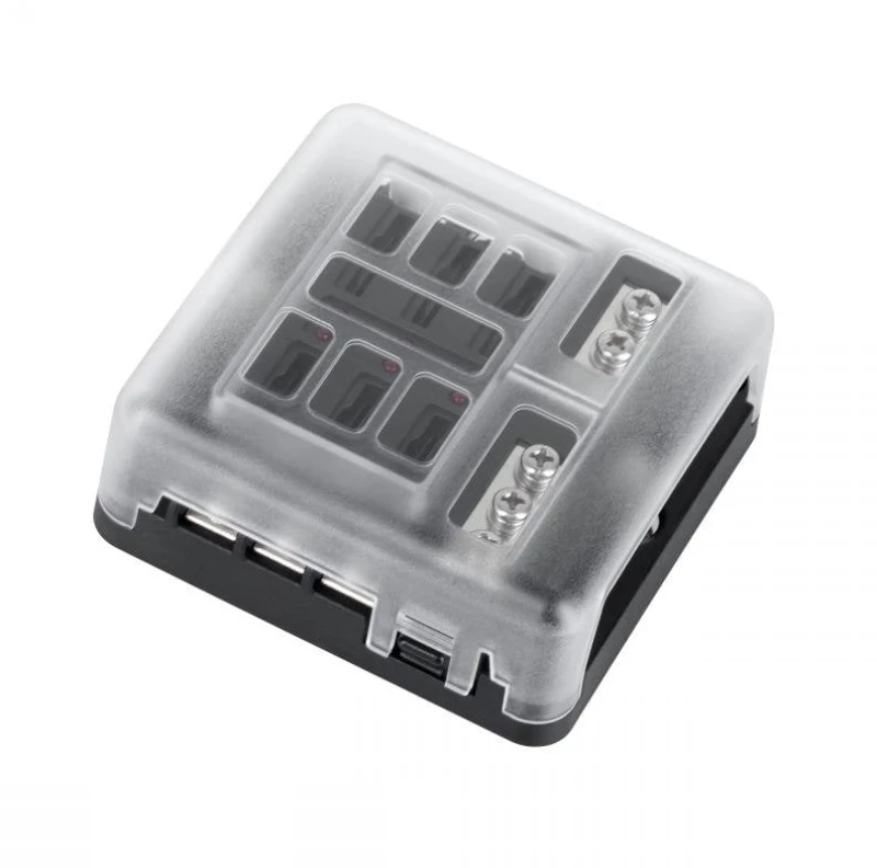 Ασφαλειοθήκη FB-6 με αρνητική ράγα και LED (BEZ4015-6)