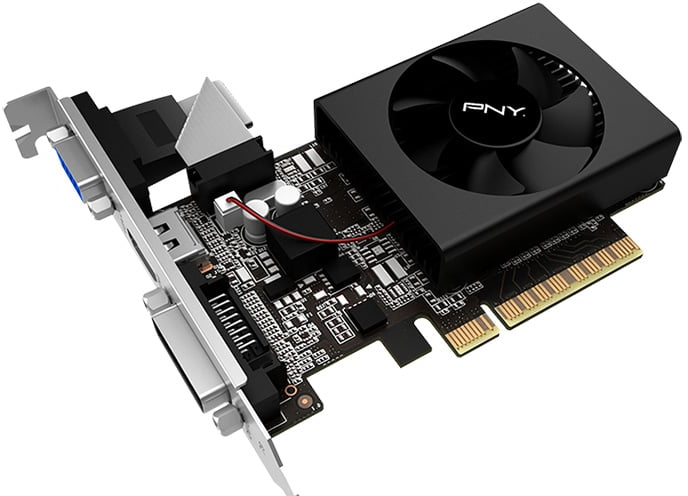 PNY 076-0522 GeForce GT 730 2GB GDDR3 Κάρτα Γραφικών