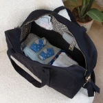Hindbag Τσάντα Μαιευτηρίου Basile Black | Οργανική Τσάντα Αλλαγής Μωρού