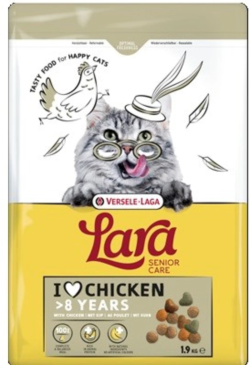 VERSELE-LAGA Lara Senior Chicken - dry cat food - 1,9kg