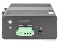 Digitus 7 Port Gigabit Ethernet Netzwerk PoE Switch, Industrial, Unmanaged, 1PD Port