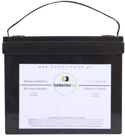 Lifepo4 Μπαταρία Λιθίου 12V-100A