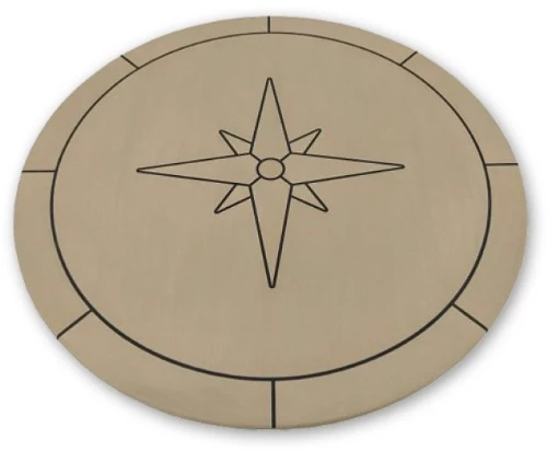 Τραπέζι Στρογγυλό Teak 65cm