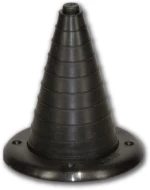 Φούσκα Ντίζας Φ90x100mm Mαύρη PVC
