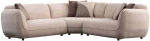 Καναπές Γωνιακός Pavia 560ARE5259 240x240x75cm Cream