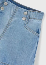 Mayoral Βερμουδα denim ριχτη πετροπλ τζ 26-03224-055 3224 Κορίτσι