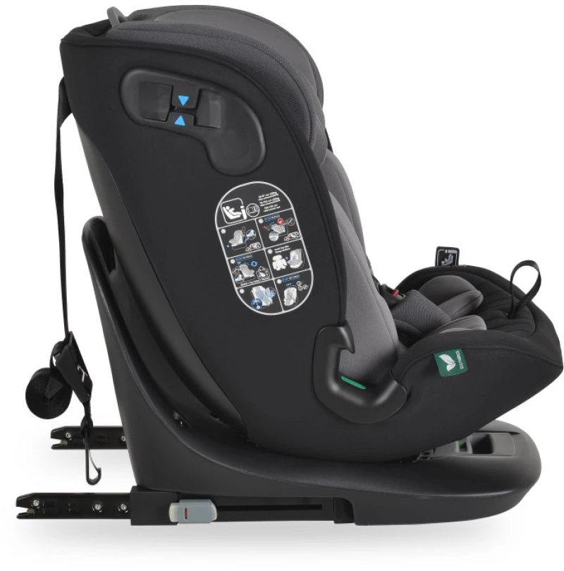 CANGAROO ΚΑΘΙΣΜΑ ΑΥΤΟΚΙΝΗΤΟΥ ISOFIX i-SIZE 40-150CM GTS CHARCOAL GREY 3801005153213