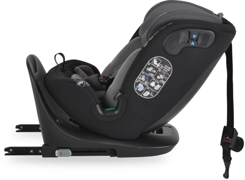 CANGAROO ΚΑΘΙΣΜΑ ΑΥΤΟΚΙΝΗΤΟΥ ISOFIX i-SIZE 40-150CM GTS CHARCOAL GREY 3801005153213
